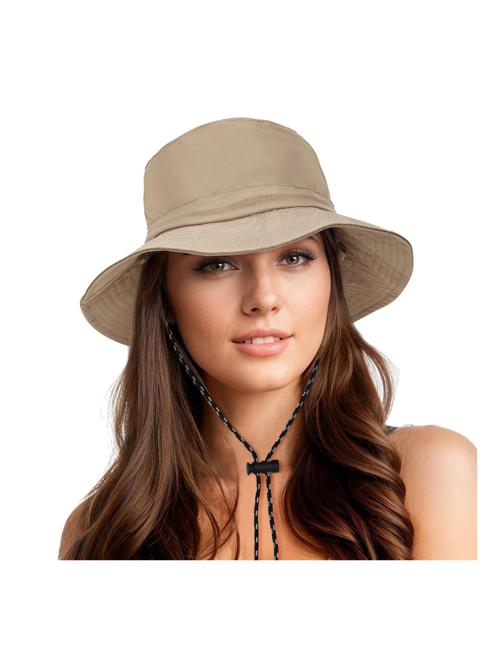 Waterproof Bucket Hats for Woman UPF 50+ Sun Hat | UV | Khaki | Size OS